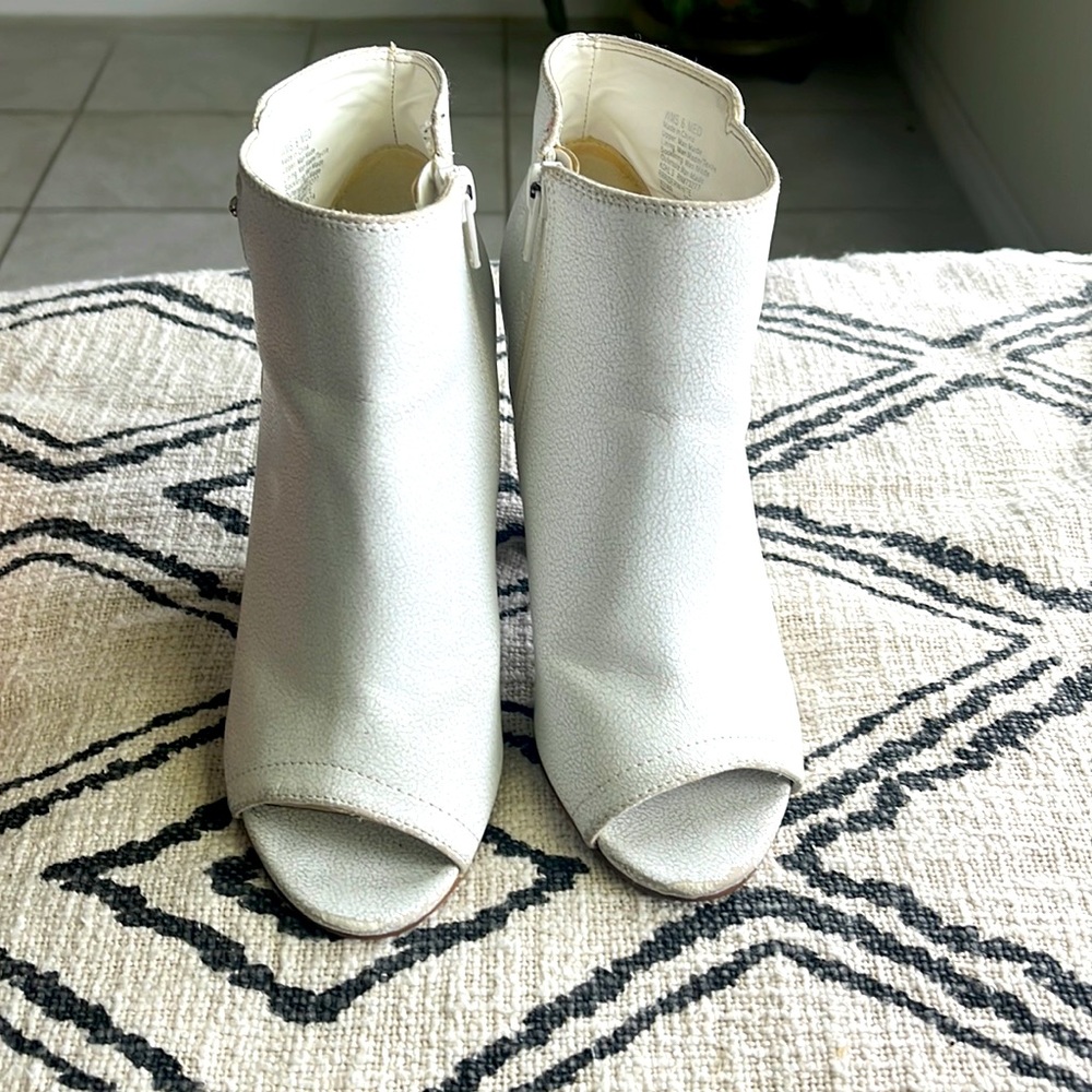 Rock Republic open toe heeled booties